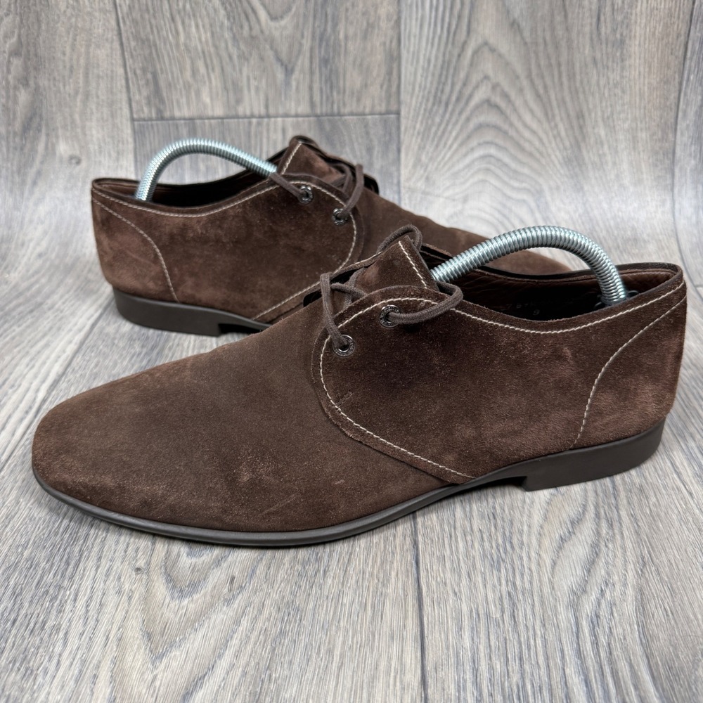 JM Weston Men's‎ Suede Leather Oxford Dress Shoes Brown Size 9